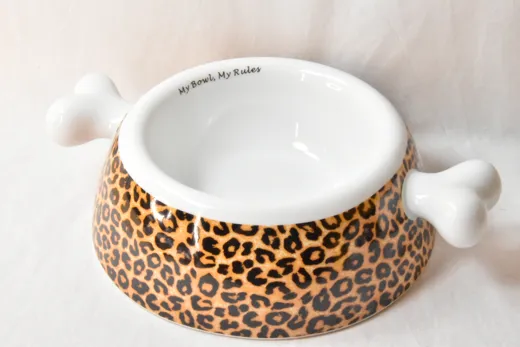 BELLOMANIA Hundefutternapf Leopard Keramik 0.25 Liter