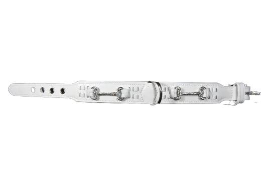 HUNTER Blacklabel Hundehalsband weiss