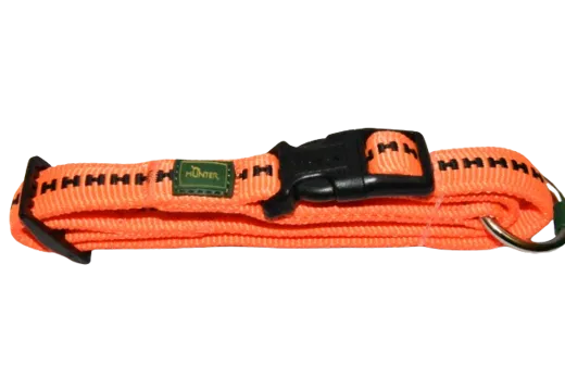 HUNTER Hundehalsband Nylon M orange