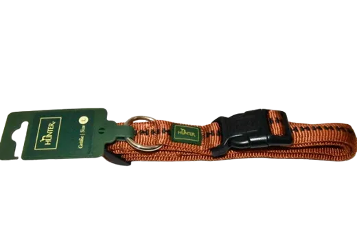 HUNTER Hundehalsband Nylon L bronce