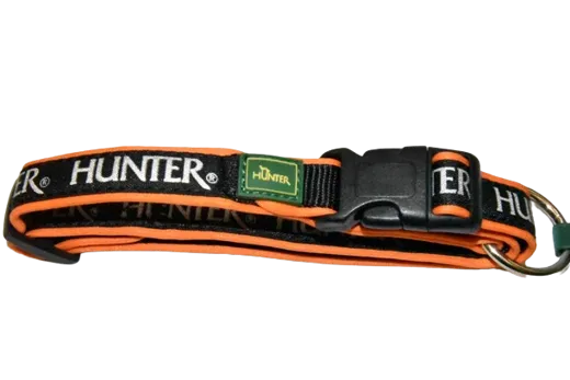 HUNTER Hundehalsband Neopren Oakland M Vario orange / schwarz