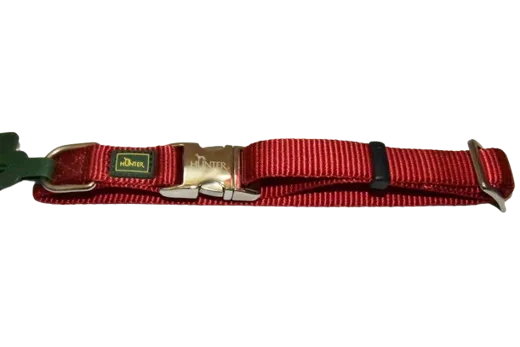 HUNTER Hundehalsband M Vario  Strong ALU  rot