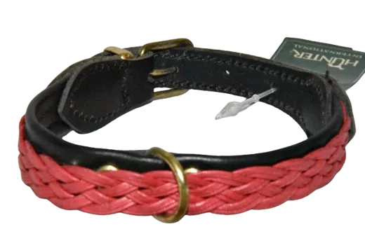 HUNTER Hundehalsband Fashion Matrix 32 cm rot