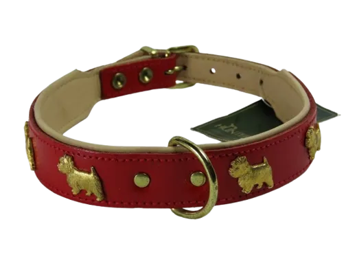 HUNTER Hundehalsband Westi rot 42 cm