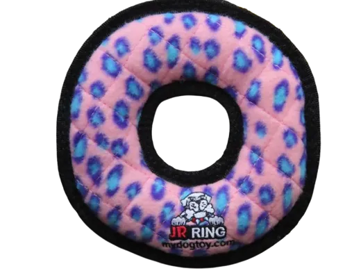 Hundespielzeug Ring Pink Leopard