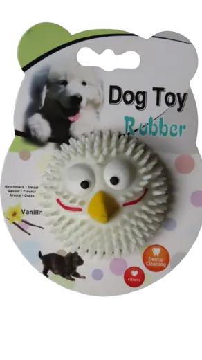 Rubber Dog Toy S weiss